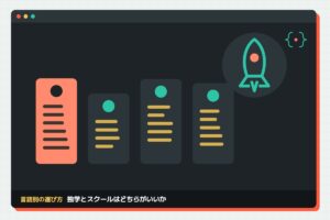 独学と迷っている