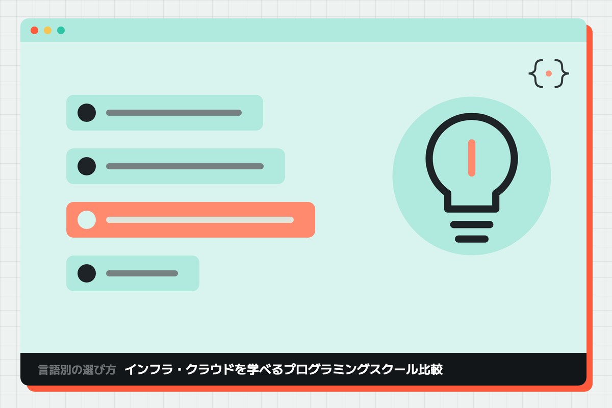 infra-cloud-school-hikakuの記事のアイキャッチ(エディタ画面とカテゴリの図柄)
