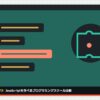 javascript-school-hikakuの記事のアイキャッチ(エディタ画面とカテゴリの図柄)
