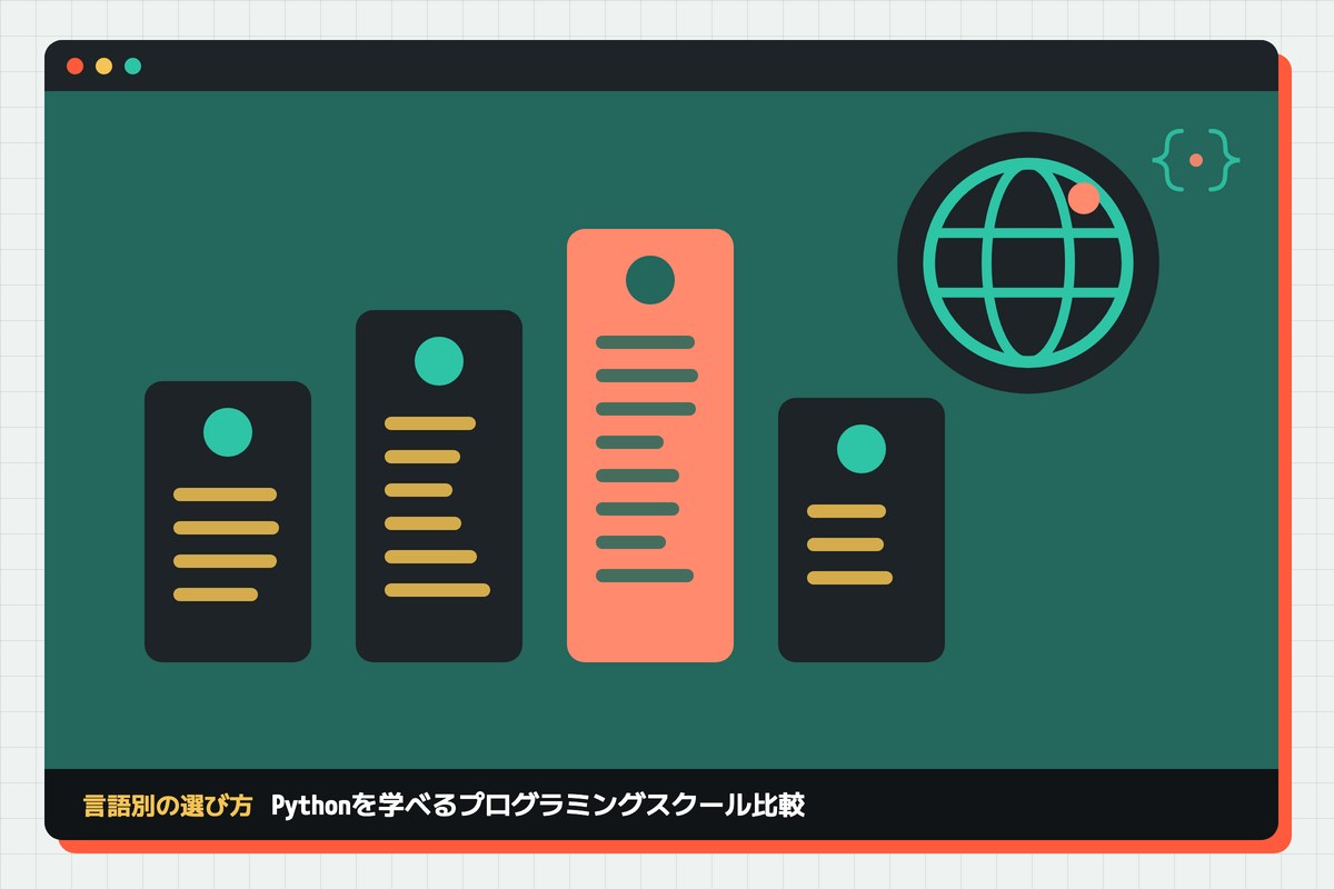 python-school-hikakuの記事のアイキャッチ(エディタ画面とカテゴリの図柄)
