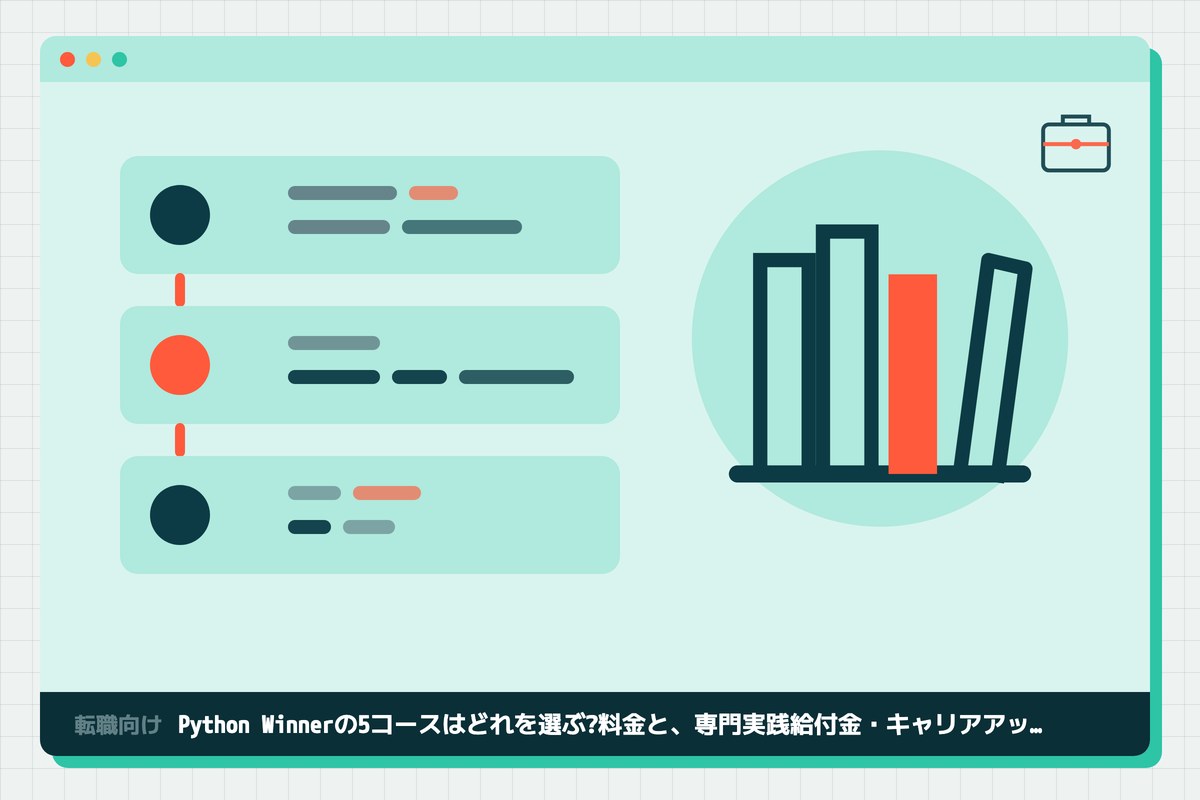 python-winner-courseの記事のアイキャッチ(エディタ画面とカテゴリの図柄)